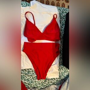 Aerie high waisted swim suit